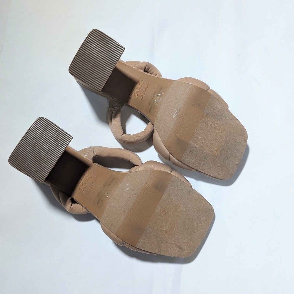 Open edit beige Stella sandal - Picture 4 of 7